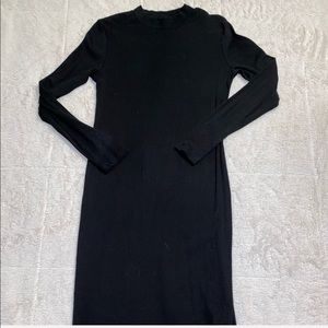 Black long sleeve dress
